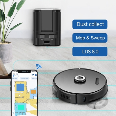 Smart Home Cleaning Appliances App Controlled Vacuum Cleaners Automatic Robot Vacuum Cleaner with Italian Compressor